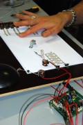 Paper Sensor, analog midi-controller by Dino Korati