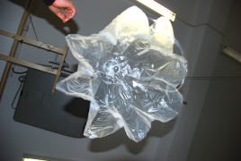 Jellyfish, kinetic object by Keiko Takahashi