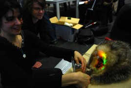 Integration Animal, life simulating object by Daphne Keramidas and Tine Tillmann
